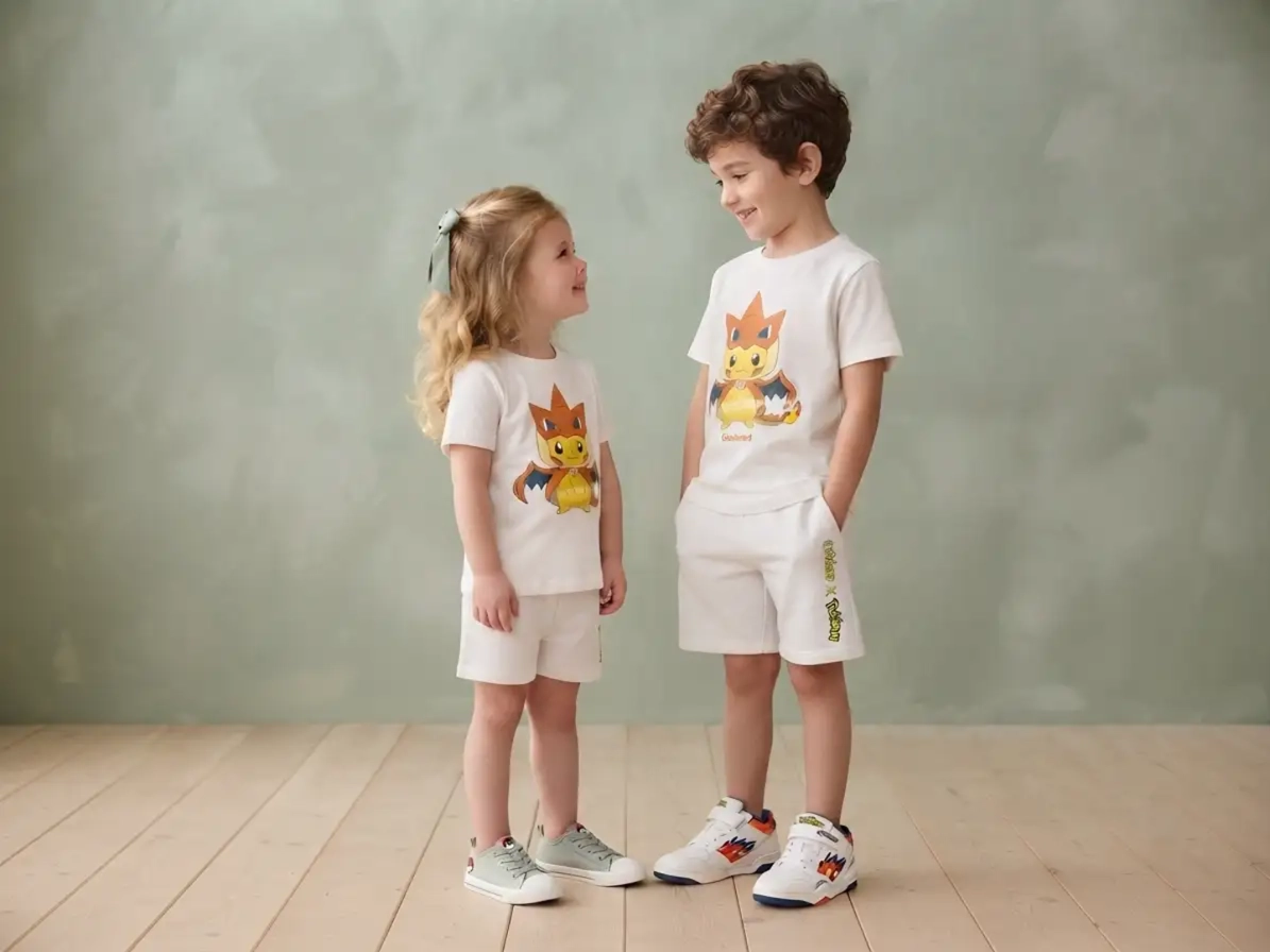 Adventure Buddy T-shirt Set - White